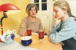 Мама с дочкой