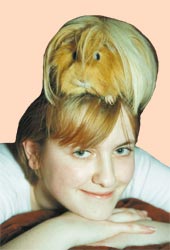 Девушка и свинка