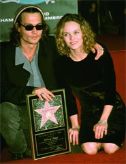 Джонни Депп и Ванесса Паради