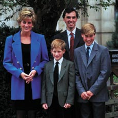 Принц Уильям с семьей