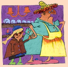 Мама с дочкой